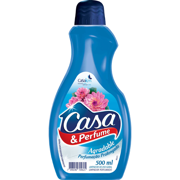 LIMP CASA E PERF 0500ML AGRADABLE AZUL (12)