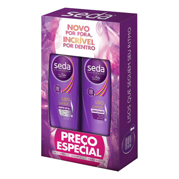 KIT SH+COND SEDA 325ML LISO PERFEITO (15)