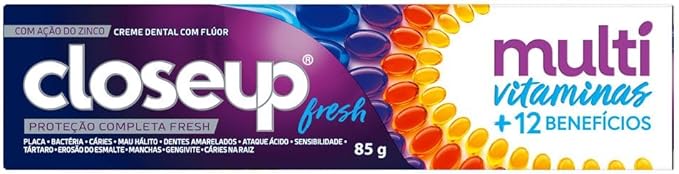 CREME DENTAL CLOSE UPARA 085G MULTIVITAMINAS FRESHAMPOO (72)