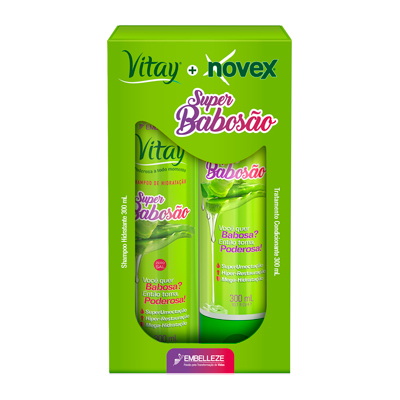 SH+COND NOVEX VITAY 300ML SUPER BABOSAO (12)