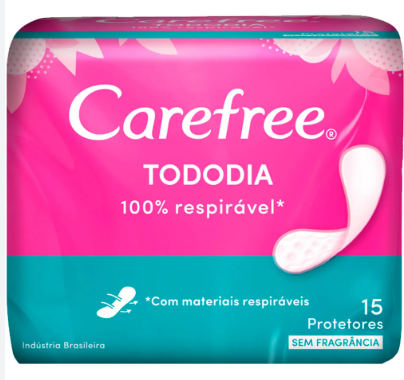 ABSORVENTE CAREFREE PROTECAO DIARIA 15UN TODO DIA SEM PERFUME (48)