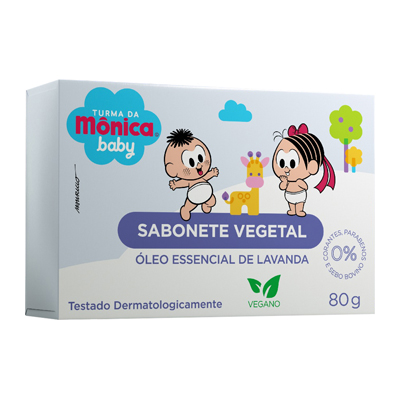 SABONETE TURMA MONICA BABY 80GR LAVANDA (72)