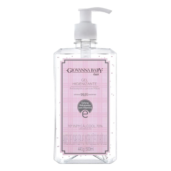 ALCOOL GEL HIGIENIZANTE GB 500ML CLASSIC (6)