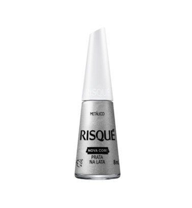 ESM RISQUE CL 8ML MET PRATA NA LATA (144)