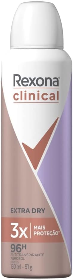 DES REXONA AERO 150ML/90G CLINICAL FEM EXTRA DRY (12)