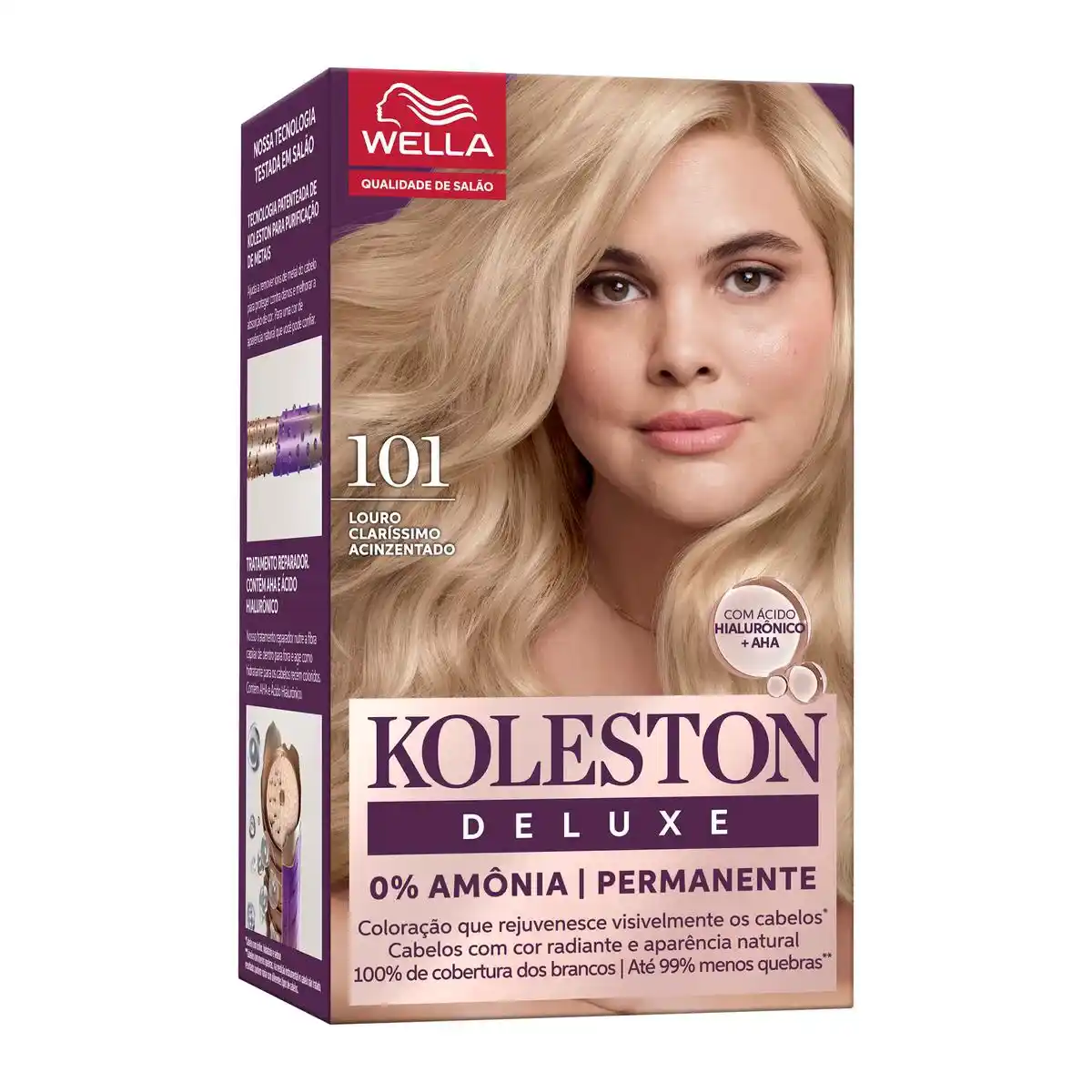TINT KOLESTON DELUXE 0% AMONIA 10.1 LOURO CLARISSIMO ACIZENTADO (12)