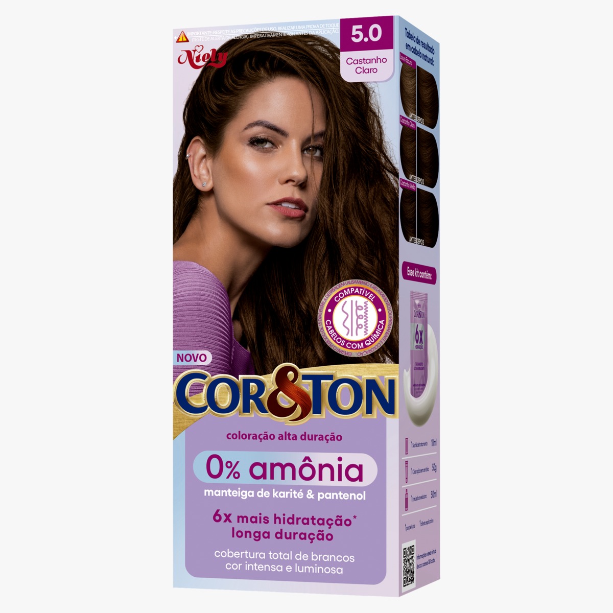 TINT NIELY COR&TON CR S/AMONIA 5.0 CASTANHO CLARO (6)