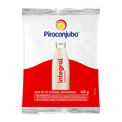 LEITE PO INTEGRAL INSTANTANO PIRACANJUBA 400GR (25)