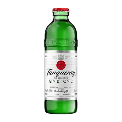 BEBIDAS GIN TONIC TANQUERAY NAC 275ML (12)