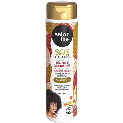 SH SALON LINE 300ML CACHOS SOS RICINO QUERATINA (6)