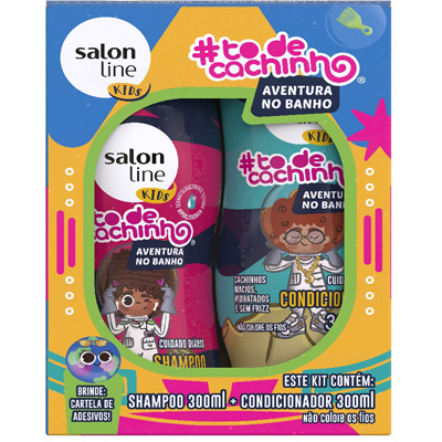 KIT SH 300ML+COND 200ML SALON LINE KIDS TODECACHINHO (6)