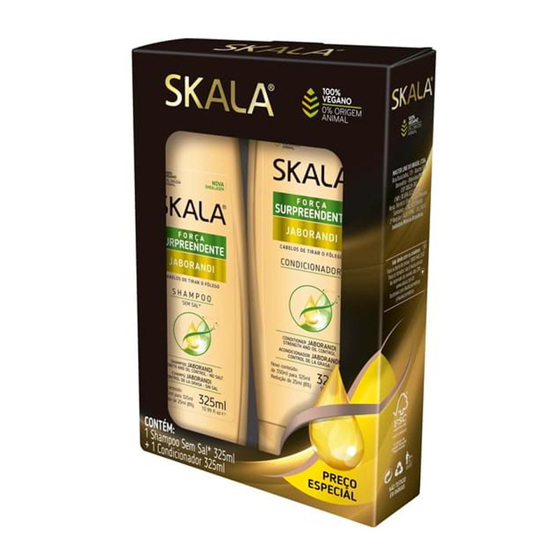 KIT SKALA SH+COND 325ML JABORANDI PLUS (6)