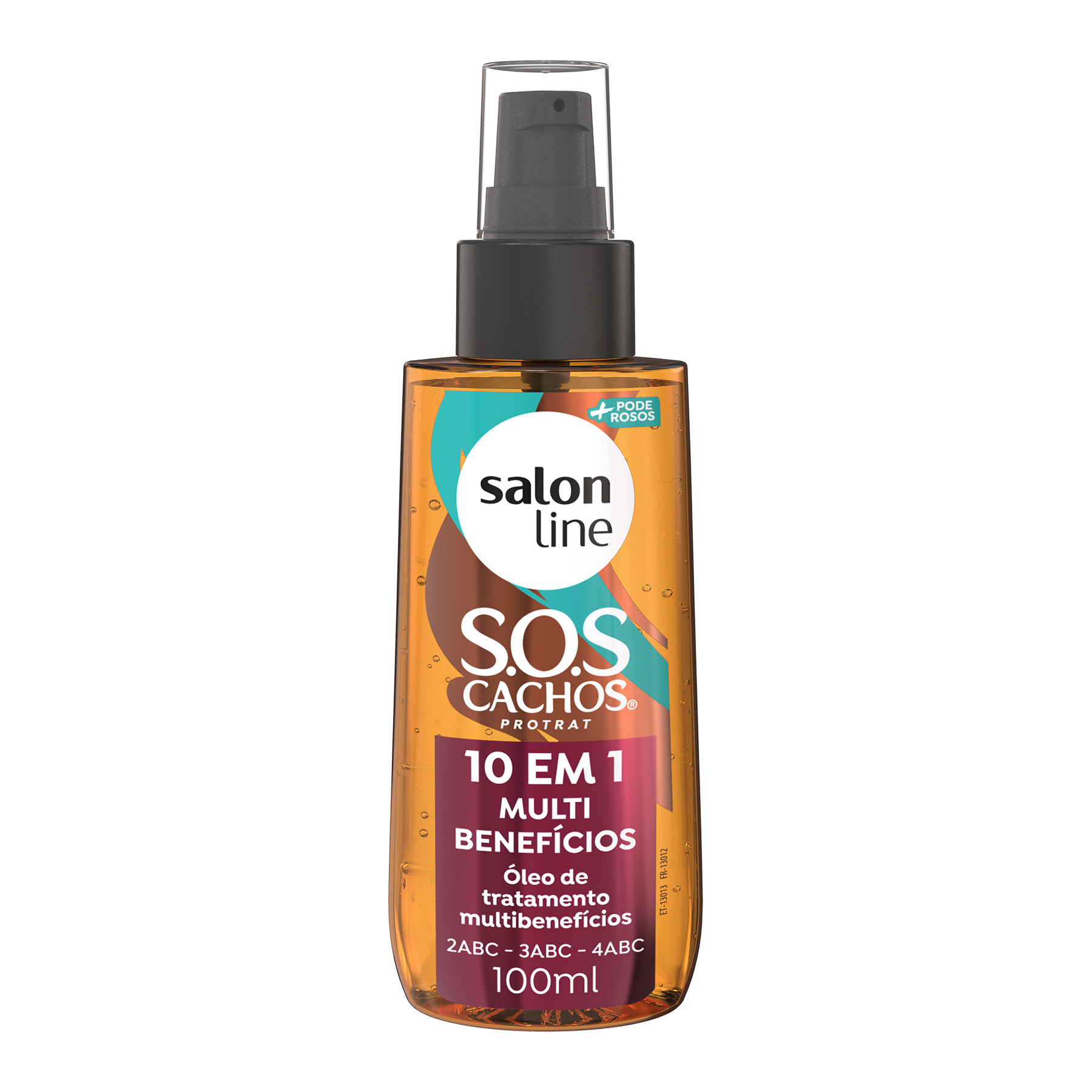 OLEO CAPILAR SALON LINE 100ML CACHOS SOS 10EM1 (12)