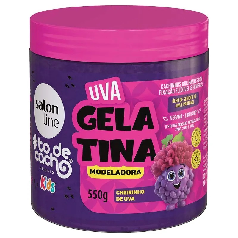 GELATINA SALON LINE 550G TODECACHO KIDS UVA (6)