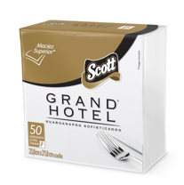GUARDANAPO SCOTT FOLHA DUPLA GRAND HOTEL 23,8X21,6 TAM. P 50X9 (81)