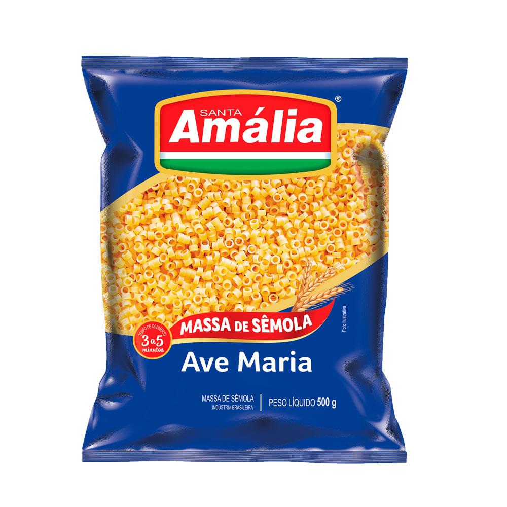 MACARRÃO AVE MARIA SEMOLA STA AMÁLIA 500GX20