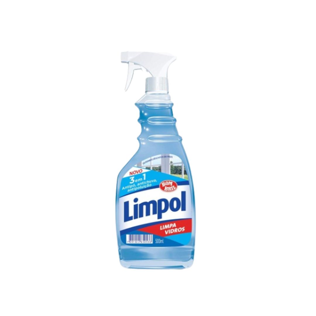 LIMPA VIDROS LIMPOL 500ML 3X1 GTL (12)