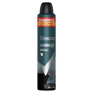 DESODORANTE REXONA AEROSSOL 250ML/145G MASCULINO INVISIBLE (12)