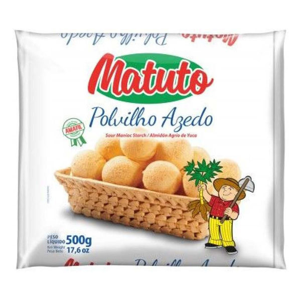 POLVILHO MANDIOCA MATUTO 500G AZEDO FINO (20)