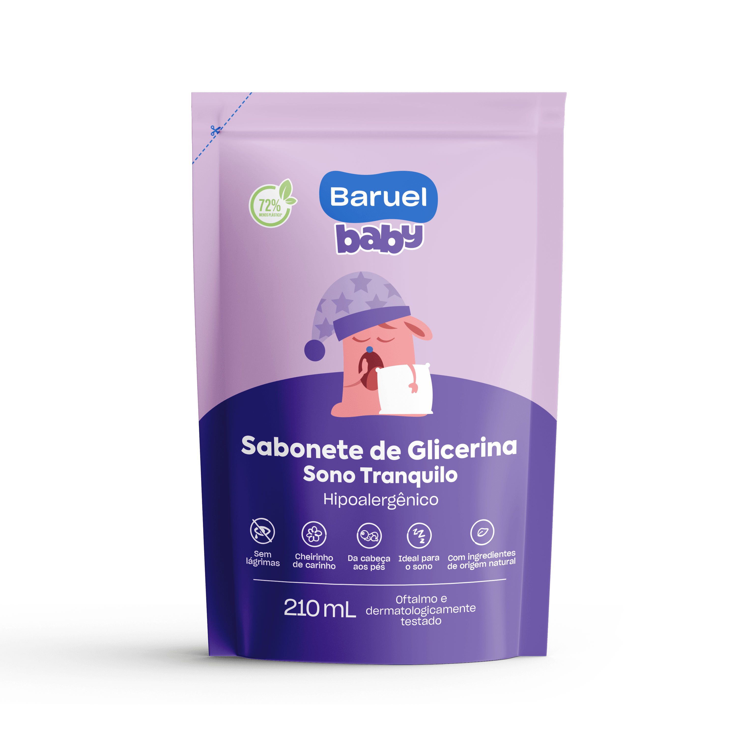 SAB LIQ BARUEL BABY 210ML SONO TRANQUILO REFIL (12)
