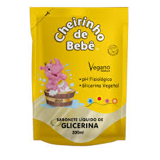 SABONETE LIQUIDO CHEIRINHO DE BEBE 200ML REFIL GLICERINA (12)