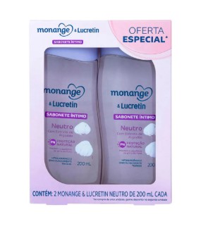 KIT SAB INT MONANGE 200ML NEUTRO + NEUTRO (6)