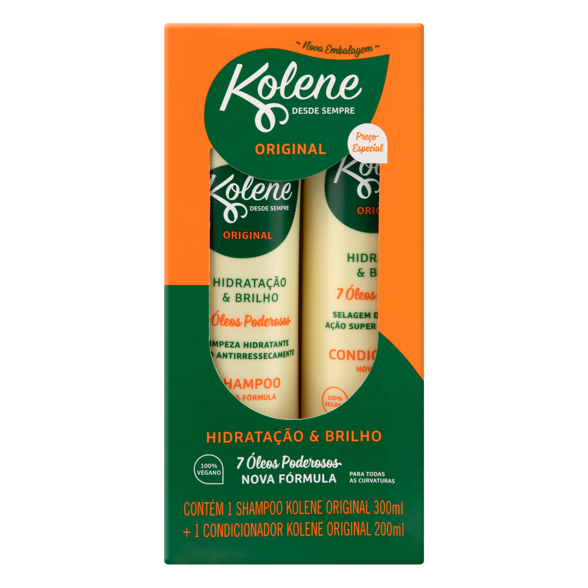 KIT SH 300ML+COND 200ML KOLENE ORIGINAL (12)