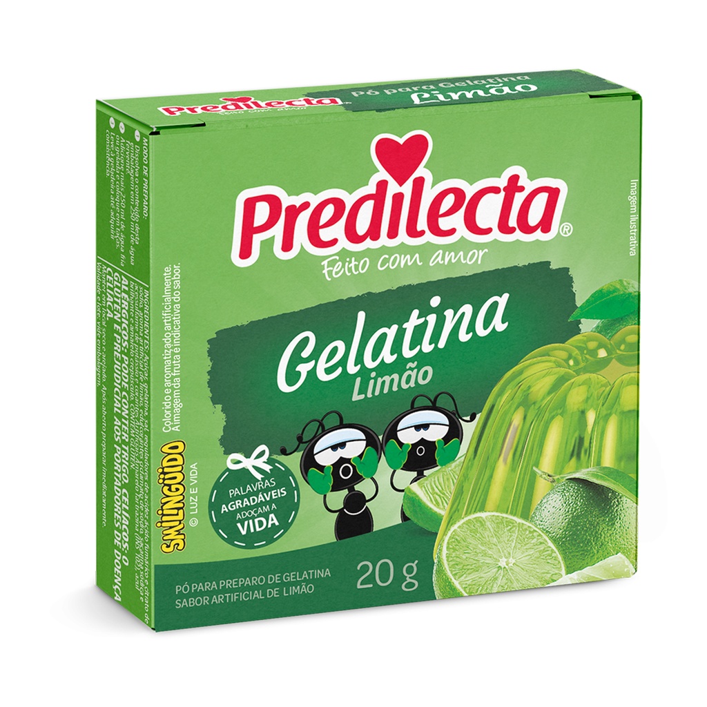 GELATINA PREDILECTA 20GR LIMAO (36)