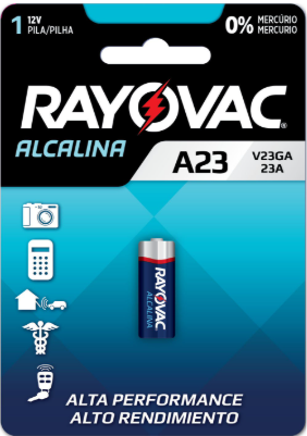 BATERIA RAYOVAC V23GA 12V 1UN (10)