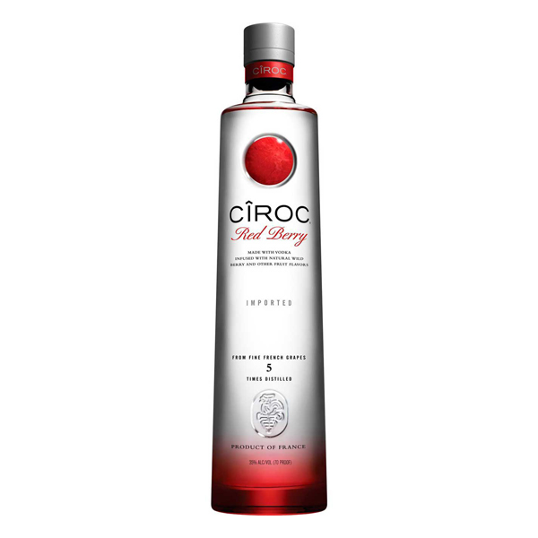 BEB VODKA CIROC IMP 0750ML RED BERRY (12)