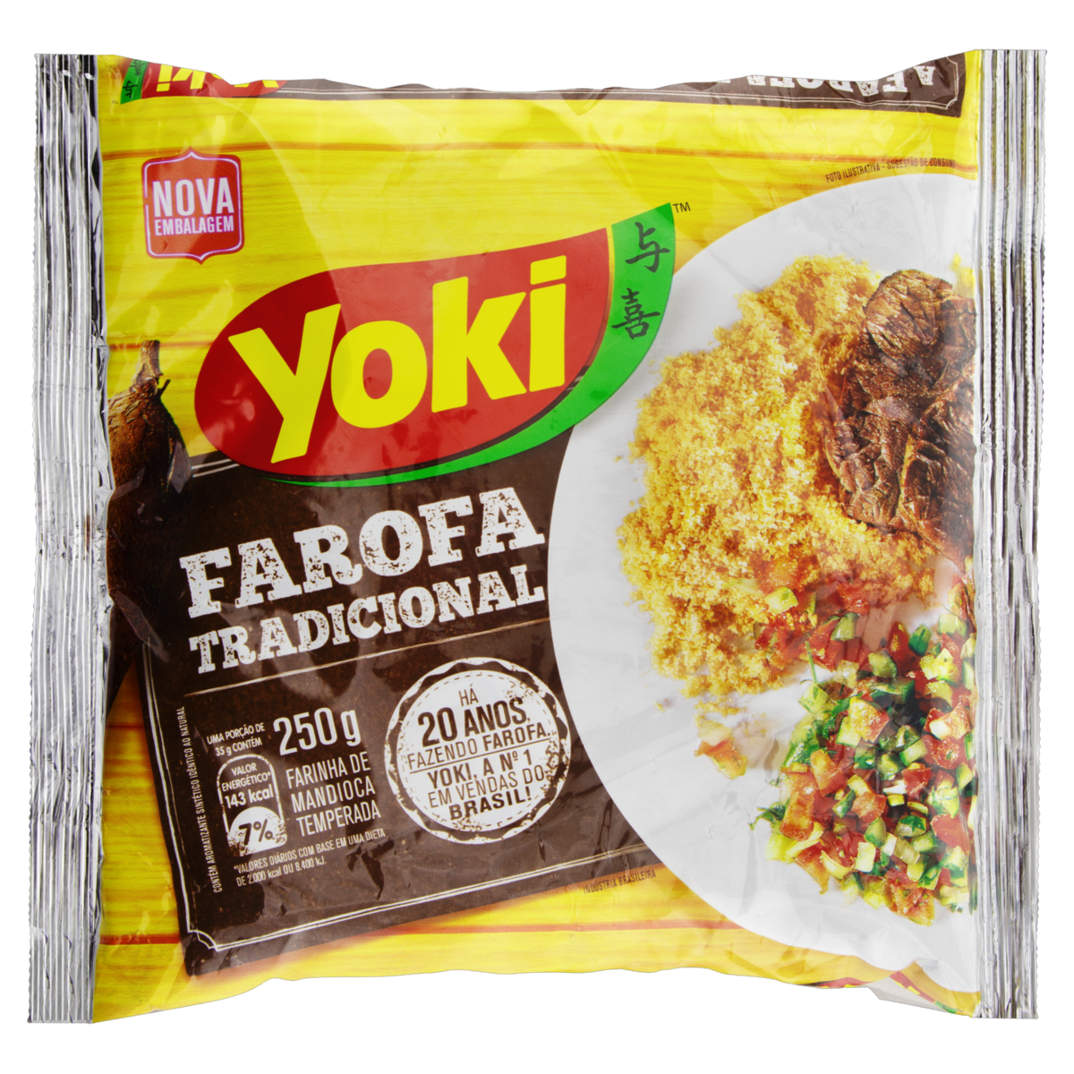 FAROFA MANDIOCA YOKI TRAD 250G (12)