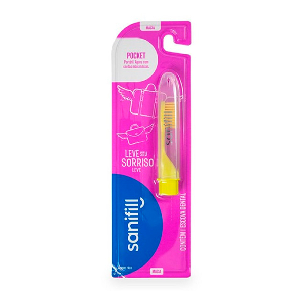 ESCOVA DENTAL SANIFILL POCKET MACIA 1UN (12)