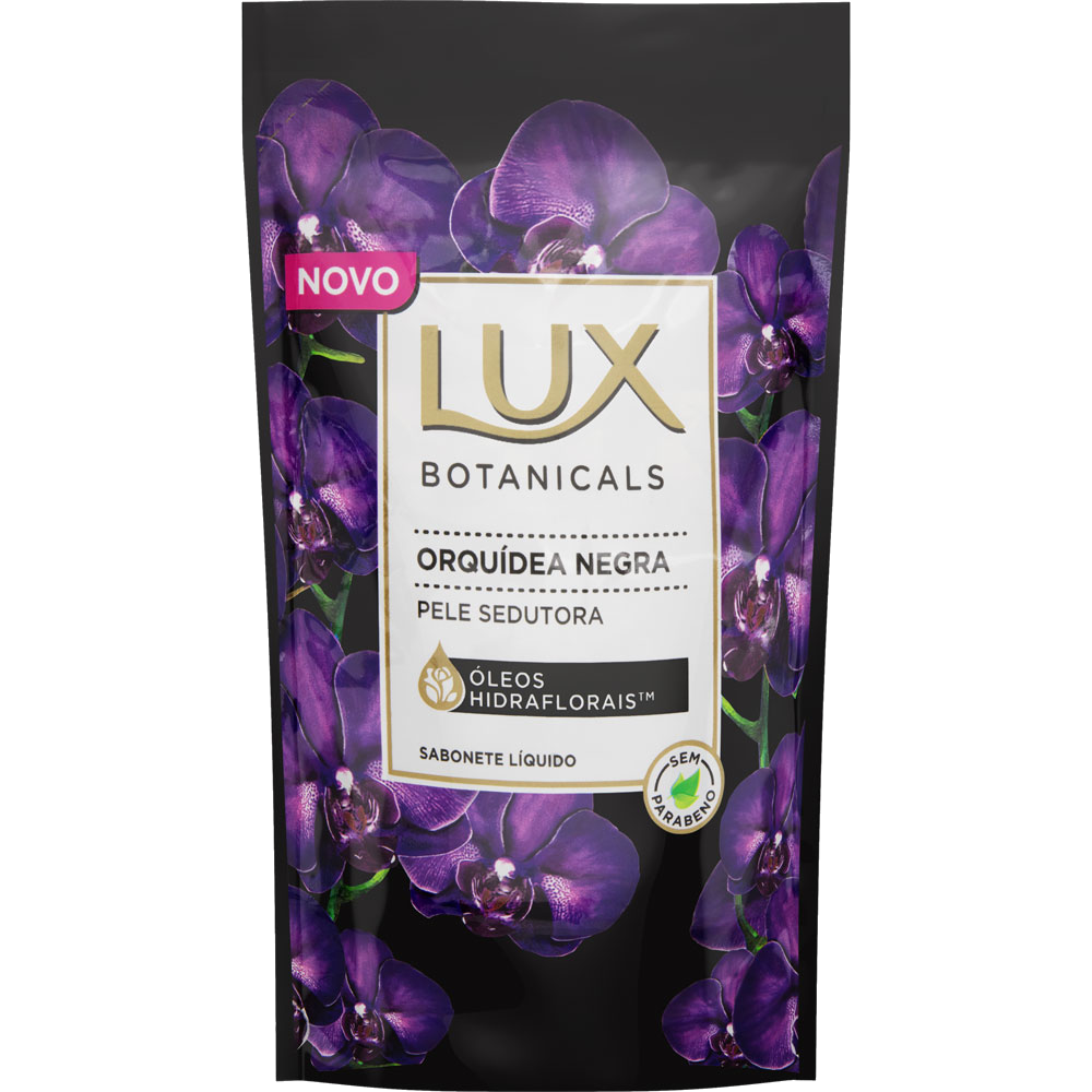 SABONETE LUX LIQUIDO 200ML REFIL ORQUIDEA NEGRA (12)