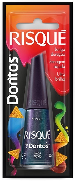 ESMALTE RISQUE BLISTER 8ML METALICO DORITOS NADA OBVIO (144)