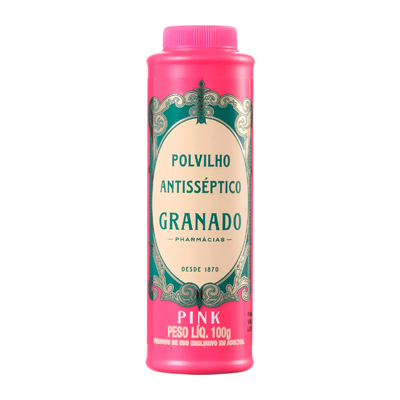 TALCO GRANADO POLV 100GR PINK (12)