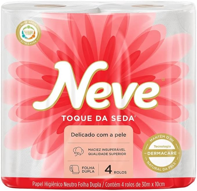 PAPEL HIGIÊNICO NEVE FOLHA DUPLA 30X4 (16)