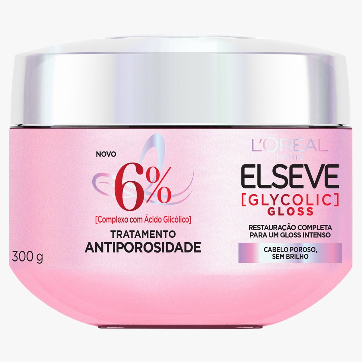 CREME TRATAMENTO ELSEVE 300G ANTIPOROSIDADE GLYCOLORAMA IC GLOSS (6)