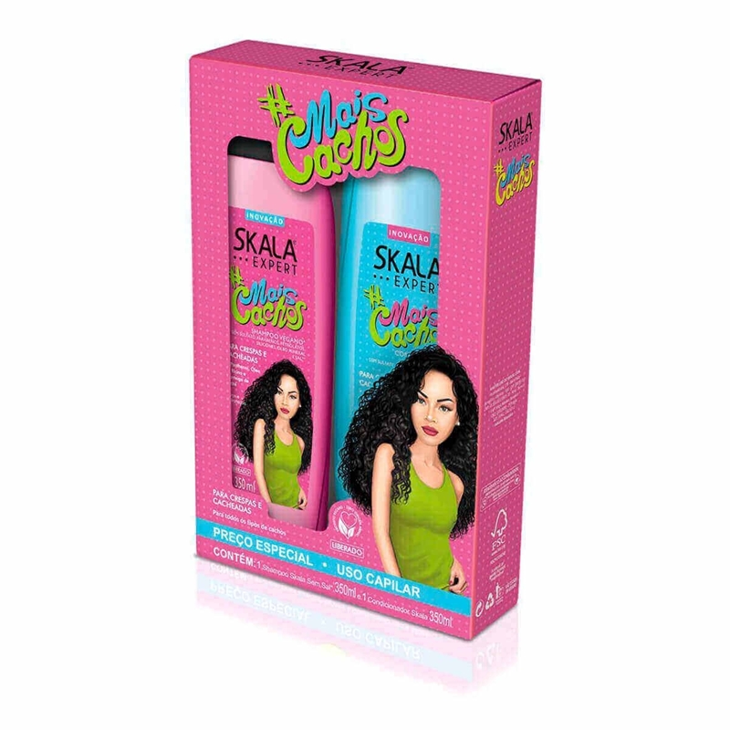 KIT SKALA SH+COND 325ML MAIS CACHOS (6)