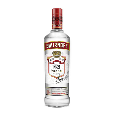 BEB VODKA SMIRNOFF NAC 600ML RED (12)