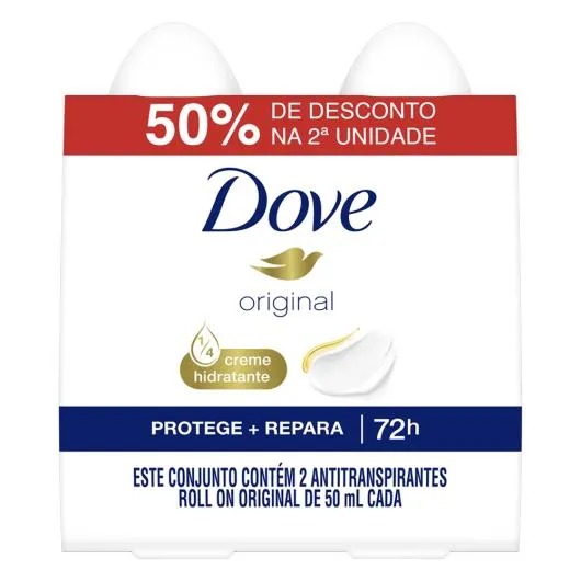 DES DOVE ROLL ON 50ML ORIGINAL PACK C/2 (6)