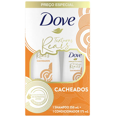 SH DOVE KIT 350ML+COND 175ML TEXTURAS REAIS CACHEADOS (8)