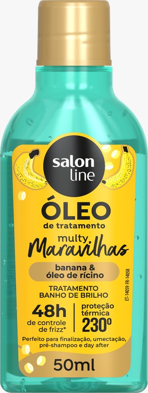 OLEO CAP SALON LINE 050ML MULTY MARAVILHAS BANANA(12)
