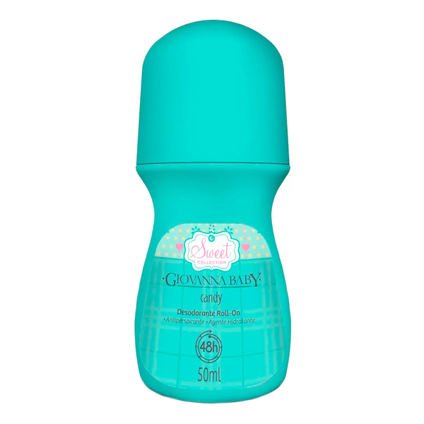 DESODORANTE ROLL ON GIOVANA BABY 50ML CANDY (12)