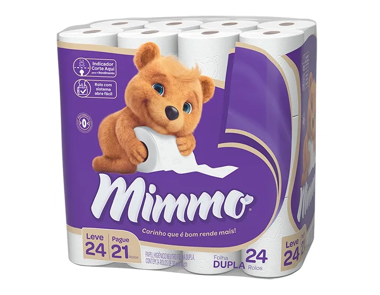 PAPEL HIGIÊNICO MIMMO FOLHA DUPLA L24P21 30X24 (03)