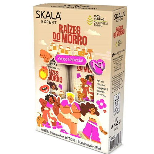 KIT SKALA SH+COND 325ML RAIZES DO MORRO (6)