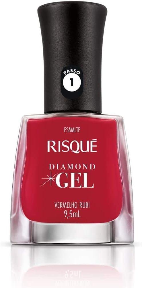 ESM RISQUE 9,5ML DGEL VERMELHO RUBI (144)