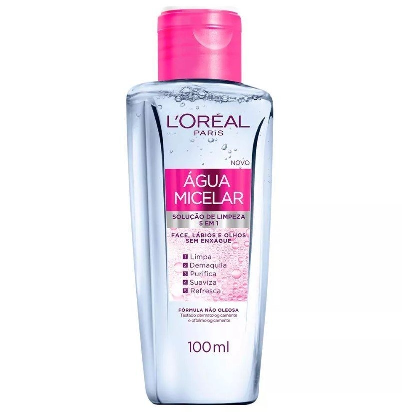 AGUA MICELAR LOREAL 100ML SOLUCAO LIMPEZA (6)