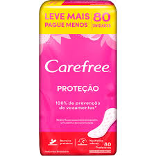 ABS CAREFREE PROT DIAR 80UN PROTEÇÃO C/PERFUME  L+P- (10)