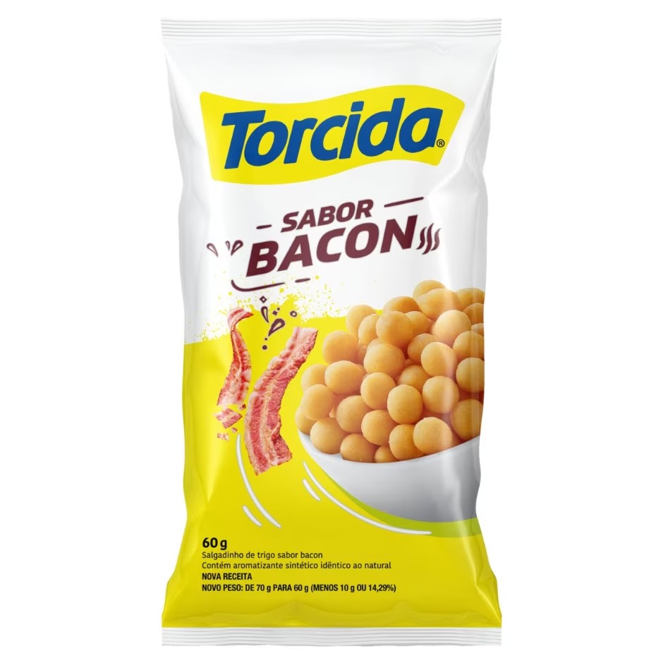 SALGADINHO TORCIDA 60G BACON (24)