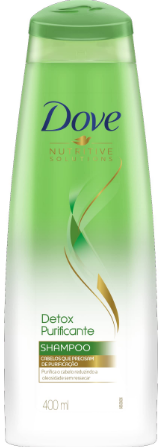 SHAMPOO DOVE 400ML DETOX PURIFICANTE (12)